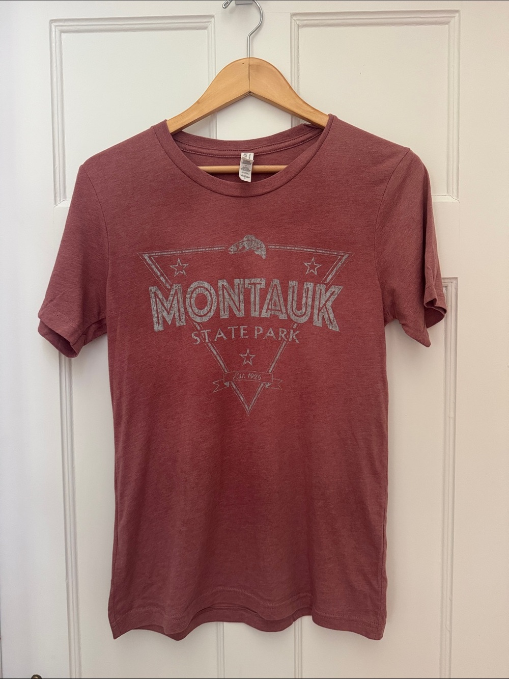 Montauk State Park Women’s  T‑Shirt - Dusty Rose (S)